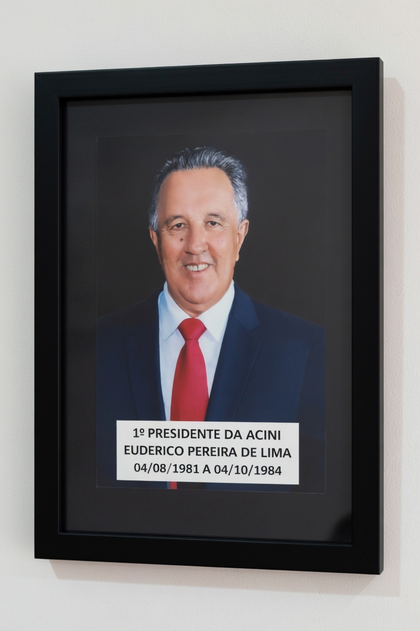 1.º - primeiro presidente da ACINI    -   Euderico Pereira de Lima 04/08/1981 a 04/10/1984