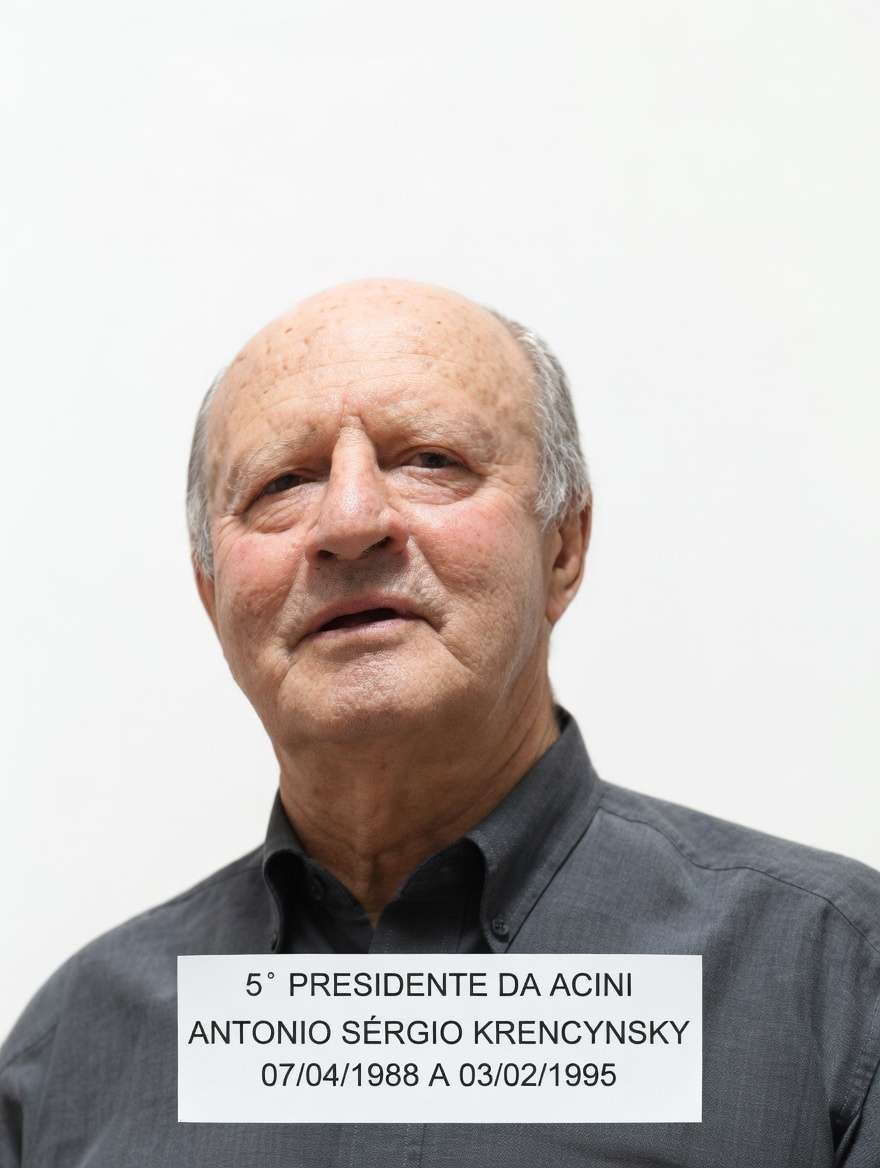 5.º - quinto presidente da ACINI -  Antonio Sérgio Krenczynsky 